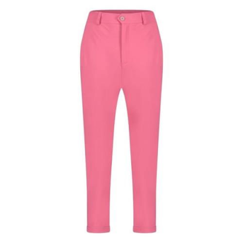 Jane Lushka Rosa Teknisk Jersey Cropped Byxor Pink, Dam