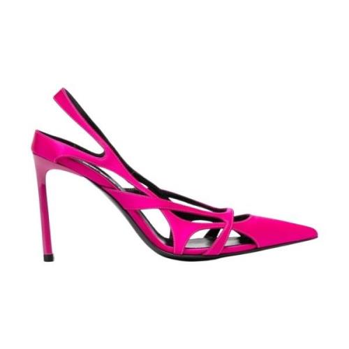 Sergio Rossi Magenta Tygpumps Pink, Dam