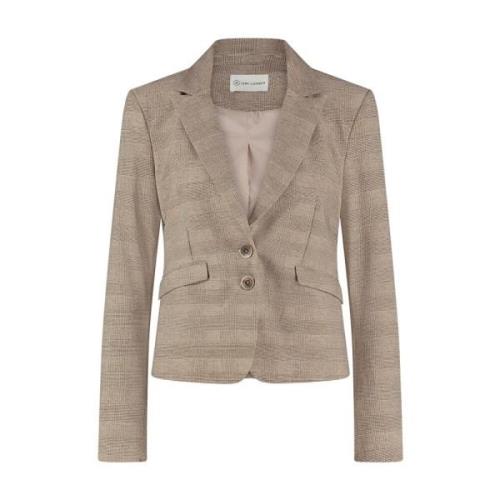 Jane Lushka Tidlös Elegans Blazer Beige, Dam