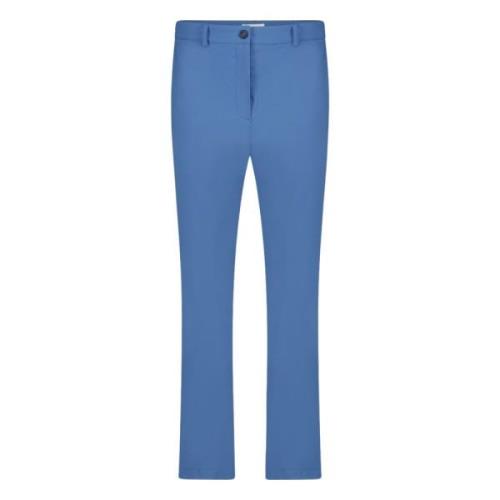 Jane Lushka Teknisk Jersey Chino Stil Byxor Blue, Dam