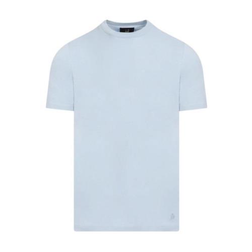 Dunhill Blå Bomull T-shirt Ss24 Blue, Herr