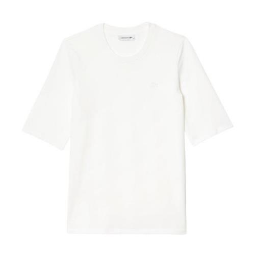 Lacoste Vita T-shirts och Polos White, Dam