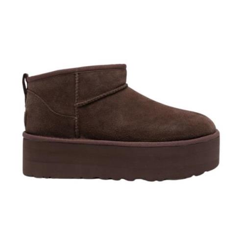 UGG Klassiska Ultra Mini Platformstövlar Brown, Dam