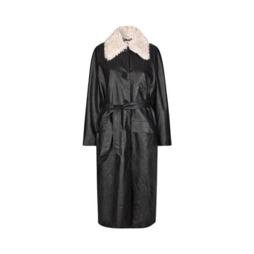 Baum und Pferdgarten Faux Shearling Långrock Black, Dam