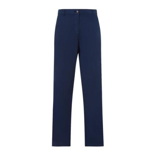 Universal Works Marinblå Chinos Blue, Herr