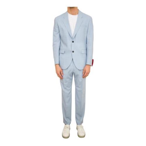 Hugo Boss Elegant Celeste Suit Blue, Herr