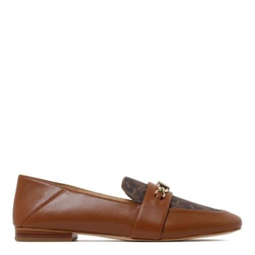 Michael Kors Bruna Läderloafers Brown, Dam