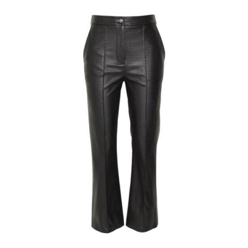 Max Mara Svarta Easywear Byxor Queva Black, Dam