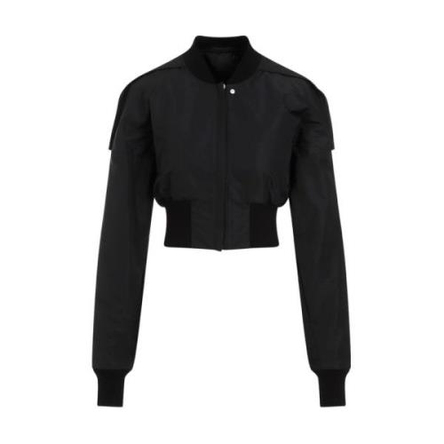 Rick Owens Svart Bomberjacka Black, Dam