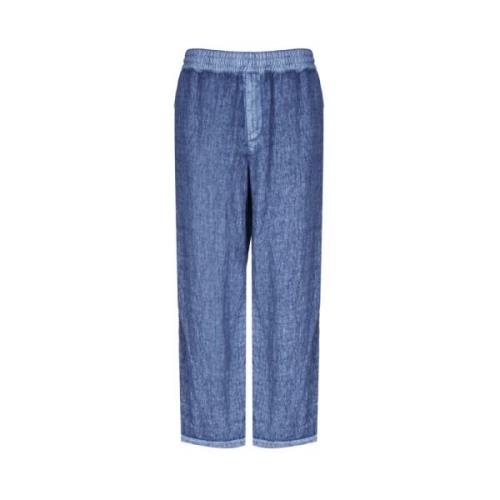 Burberry Denim Straight Byxor med Jeans Effekt Blue, Herr