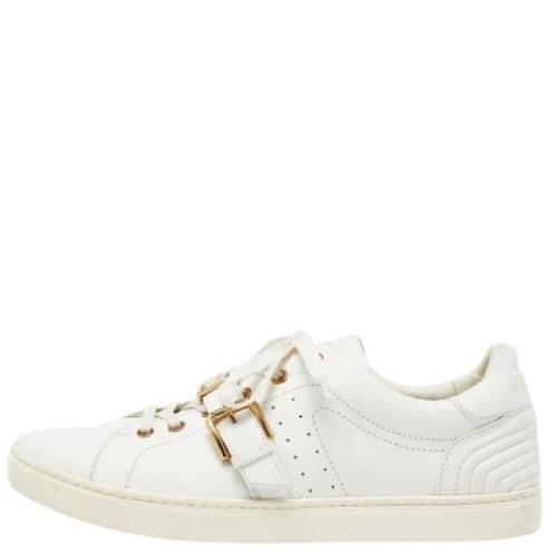 Dolce & Gabbana Pre-owned Pre-owned Laeder sneakers White, Herr