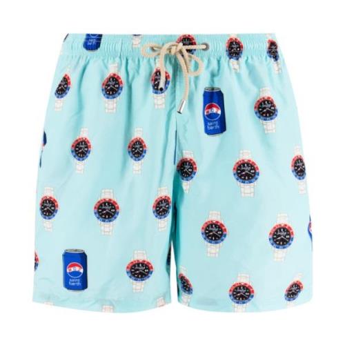 MC2 Saint Barth Lättvikts simboxershorts Blue, Herr