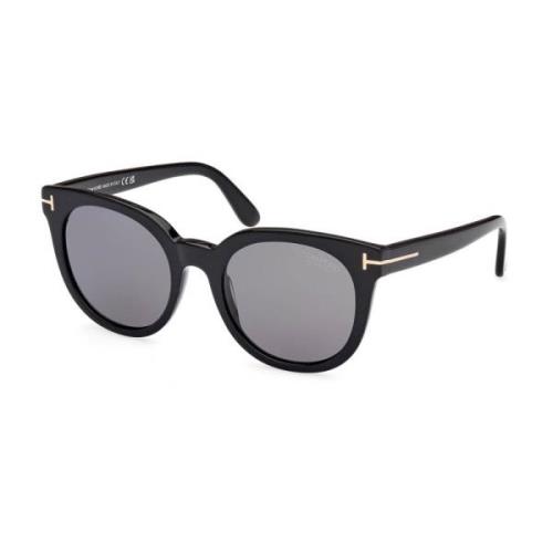 Tom Ford Stiliga solglasögon för kvinnor Black, Unisex