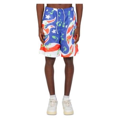 SKY High Farm Flame Flag Mesh Shorts Multicolor, Herr