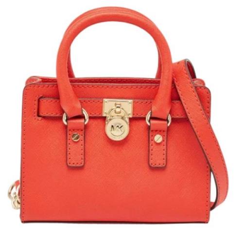 Michael Kors Pre-owned Pre-owned Laeder totevskor Orange, Dam