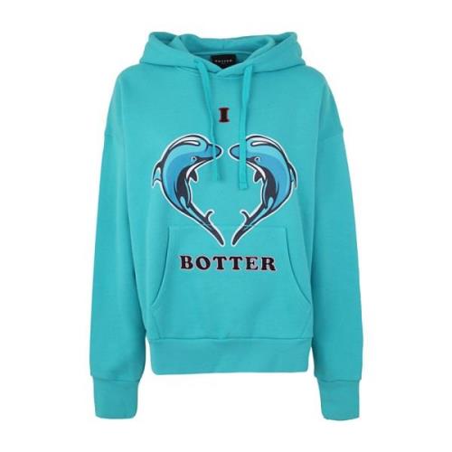 Botter Hoodies Blue, Herr