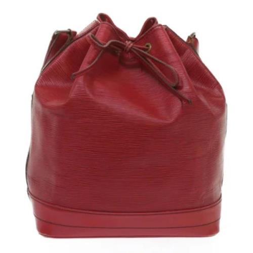 Louis Vuitton Vintage Pre-owned Laeder axelremsvskor Red, Dam