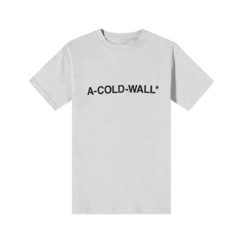 A-Cold-Wall Essential Logo T-shirt Ljusgrå Gray, Herr