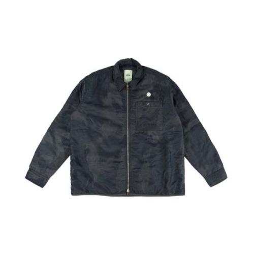 Oamc Re:Work Fleece Lined Jacket Blue, Herr