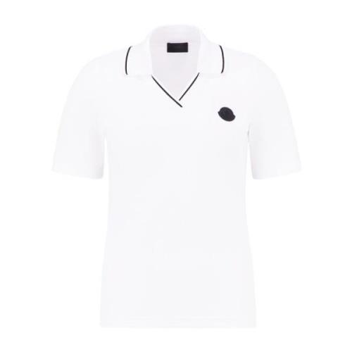 Moncler Stilig Polo Skjorta för Män White, Dam