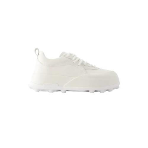 Jil Sander Pre-owned Pre-owned Laeder sneakers White, Dam