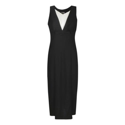 Patou Elegant Svart Klänning Black, Dam