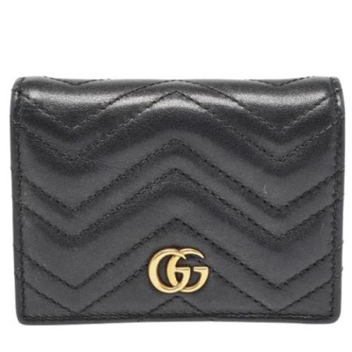 Gucci Vintage Pre-owned Laeder plnbcker Black, Dam