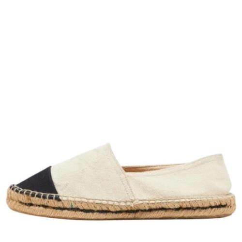 Carolina Herrera Pre-owned Pre-owned Canvas espadriller Beige, Dam