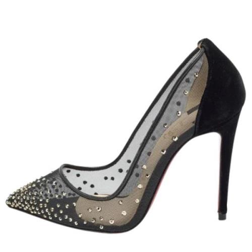 Christian Louboutin Pre-owned Pre-owned Mesh klackskor Black, Dam