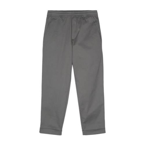 Neil Barrett Stål Svart Slim Low Rise Elastisk Black, Herr