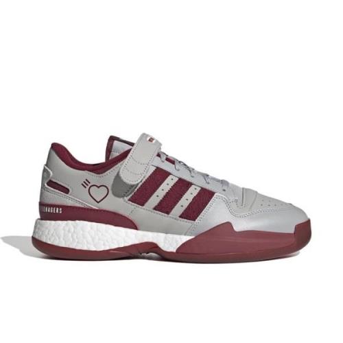 Adidas Forum Low Burgundy Retro Sneaker Gray, Herr