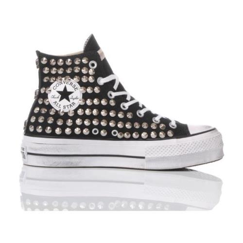 Converse Handgjorda Svarta Sneakers för Kvinnor Black, Dam