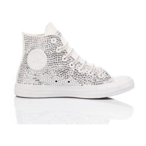 Converse Handgjorda Silver Sneakers för Kvinnor Gray, Dam