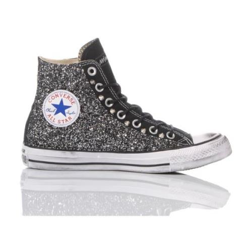 Converse Handgjorda Svarta Sneakers för Kvinnor Multicolor, Dam