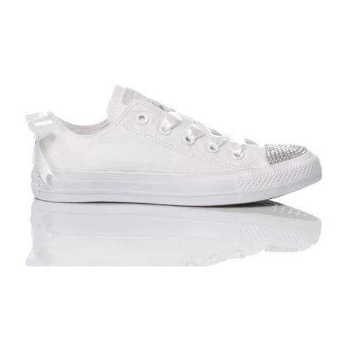 Converse Handgjorda Vita Sneakers för Kvinnor White, Dam