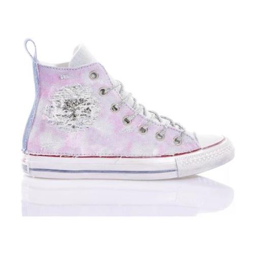 Converse Handgjorda Silver Rosa Sneakers Multicolor, Dam