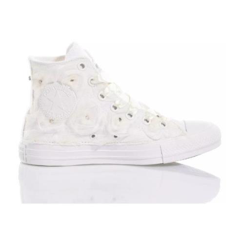 Converse Handgjorda Vita Sneakers för Kvinnor White, Herr