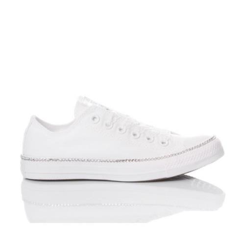 Converse Handgjorda Vita Sneakers för Kvinnor White, Dam