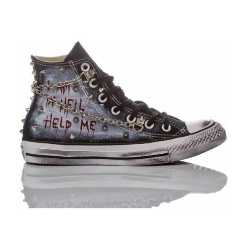 Converse Handgjorda Svarta Sneakers Black, Herr