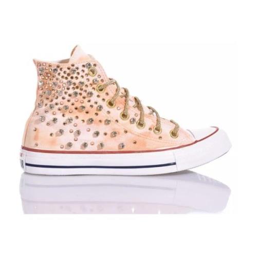 Converse Handgjorda Rosa Sneakers för Kvinnor Multicolor, Dam