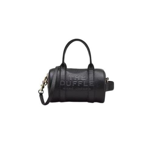 Marc Jacobs Svart Läder Mini Duffle Väska Black, Dam