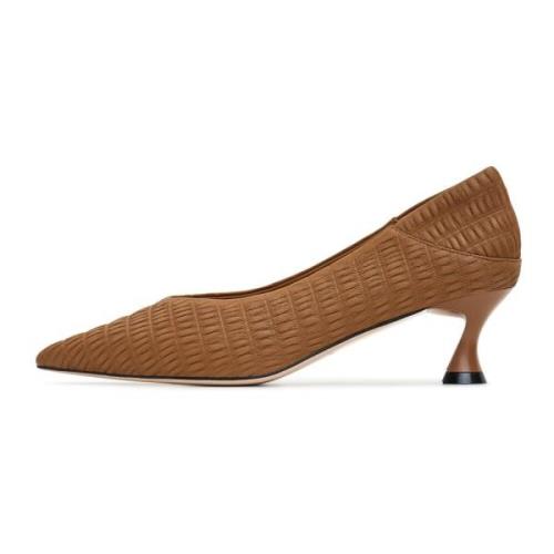 Cesare Gaspari Brun Stiletto Klackar Pumps Brown, Dam