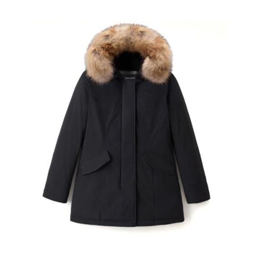 Woolrich Svart Urban Touch Dunjacka Black, Dam