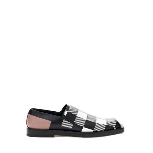 Burberry Rutig Loafer Black, Dam