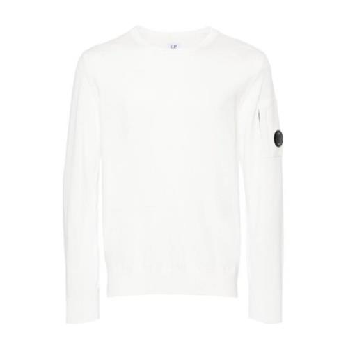 C.p. Company Felpa 103 Sweatshirt White, Herr