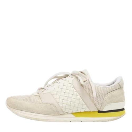 Bottega Veneta Vintage Pre-owned Laeder sneakers White, Herr