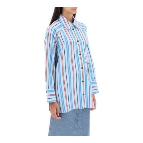 Ganni Shirts Multicolor, Dam