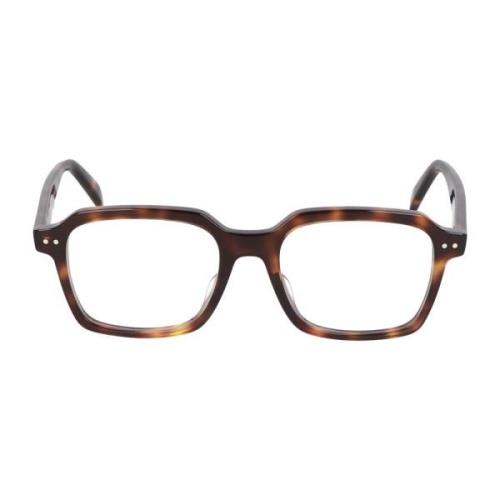 Celine Fyrkantiga Acetatglasögon Brown, Unisex