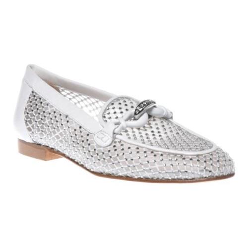 Baldinini Loafer in white mesh White, Dam