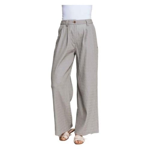 Zhrill Straight Trousers Gray, Dam